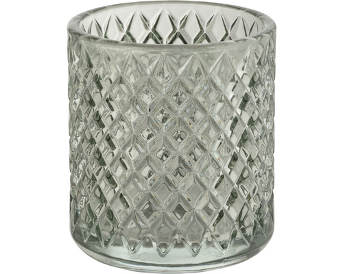 Glaswindlicht mit Rautenmuster