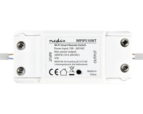 Power Switch Nedis® SmartLife Wi-Fi 2400 W, weiß
