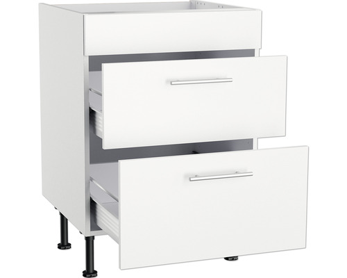 Küchenunterschrank mit zwei Schubladen