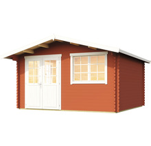 Gartenhaus aus Holz mit Doppeltür und Fenster