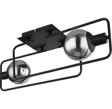 Deckenleuchte mit zwei Leuchten in Kugelform