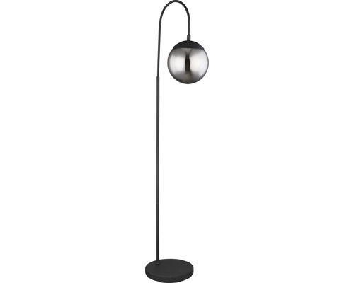 Stehlampe mit Schirm in Kugelform
