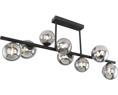 Deckenleuchte mit mehreren Glaslampenschirmen