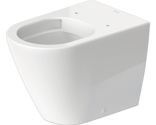 Wandtiefspülklosett Duravit D-Neo offener Spülrand weiß glänzend ohne WC-Sitz Wandtiefspülklosett aus Sanitärkeramik
