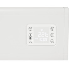 Detailansicht eines Heizkörperthermostats mit digitalem Display