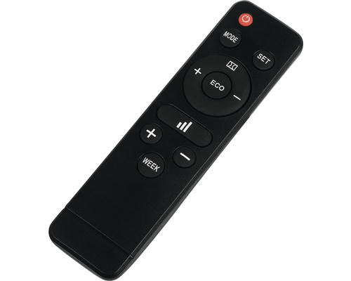 Schwarze Fernbedienung mit mehreren Tasten