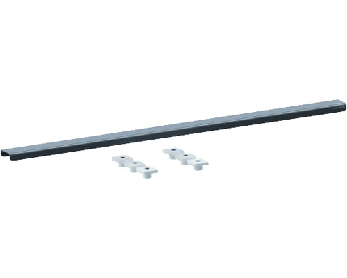 Duschrinnenrost Swisspor Linea Standard 800 mm Edelstahl edelstahl matt Metallprofil mit Befestigungsmaterial für die Montage