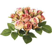 Strauß Rosen mit Blättern