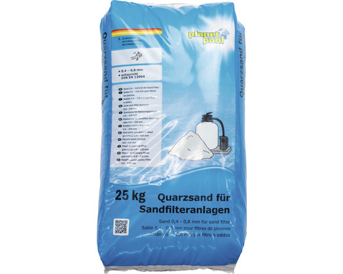 Sack Quarzsand mit 25 Kilogramm für Sandfilteranlagen