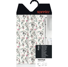 Spirella Jinzo Duschvorhang aus Textil mit Blumenmuster