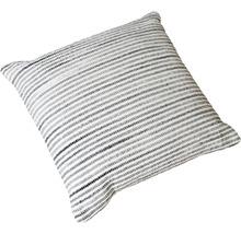 Quadratisches Kissen mit Streifenmuster