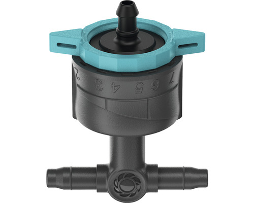 GARDENA Micro-Drip-System regulierbarer Reihentropfer 1 – 8 l/h 5 Stk. Tropfbewässerung Verteilerstück für Gartenbewässerung