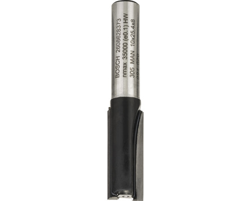 Bosch Nutfräser mit den Maßen 10x25,4x8 Millimeter.