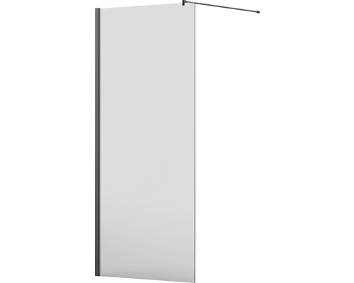 Raumdusche Jungbrn Sette 1200x2000 mm Echtglas Klar hell matt schwarz