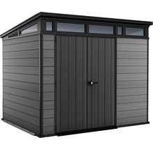 Gartenhaus KETER Cortina 9x7 inkl. Fußboden 279 x 218 cm grau Holzoptik