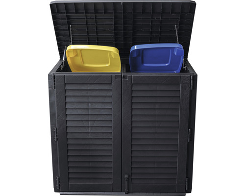 Mülltonnenbox mit zwei Behältern