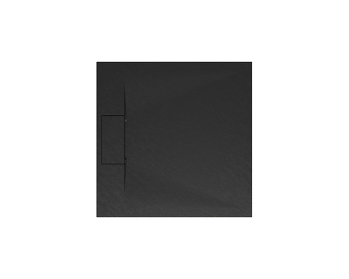 Extraflache Duschwanne Schulte ExpressPlus DWM-Tec 90x90x3.2 cm anthrazit matt Quadratische Duschwanne mit Ablauf