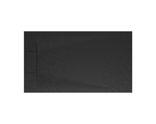 Extraflache Rechteck-Duschwanne Schulte ExpressPlus DWM-Tec 80x140x3.2 cm anthrazit matt
