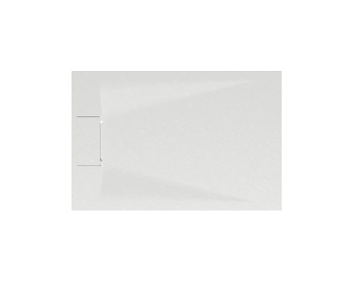 Extraflache Rechteck-Duschwanne Schulte ExpressPlus DWM-Tec 80x120x3.2 cm weiß matt