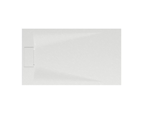 Extraflache Rechteck-Duschwanne Schulte ExpressPlus DWM-Tec 80x140x3.2 cm weiß matt Rechteckige Duschwanne mit Ablauf