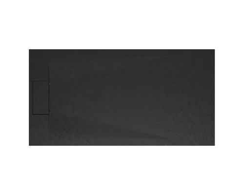 Extraflache Rechteck-Duschwanne Schulte ExpressPlus DWM-Tec 80x160x3.2 cm anthrazit matt