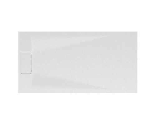 Extraflache Rechteck-Duschwanne Schulte ExpressPlus DWM-Tec 80x160x3.2 cm weiß matt Rechteckige Duschwanne mit Ablauf