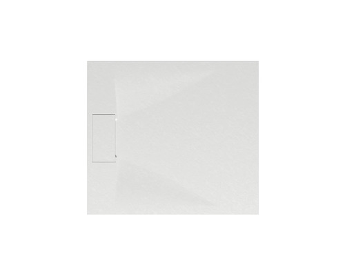 Extraflache Rechteck-Duschwanne Schulte ExpressPlus DWM-Tec 90x100x3.2 cm weiß matt Duschwanne aus Mineralguss mit Ablauf