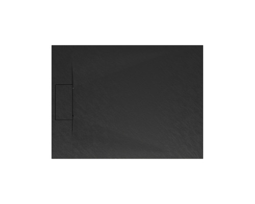 Extraflache Duschwanne Schulte DWM-Tech EP201901257 90x120x3,2 cm anthrazit matt Schwarze Duschwanne mit Ablauf