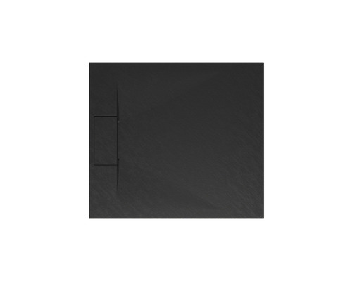 Extraflache Rechteck-Duschwanne Schulte ExpressPlus DWM-Tec 90x100x3.2 cm anthrazit matt