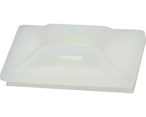 Sockel für Kabelbinder 28x28 mm, 10 Stk., weiß Kabelbinderhalterung aus Kunststoff
