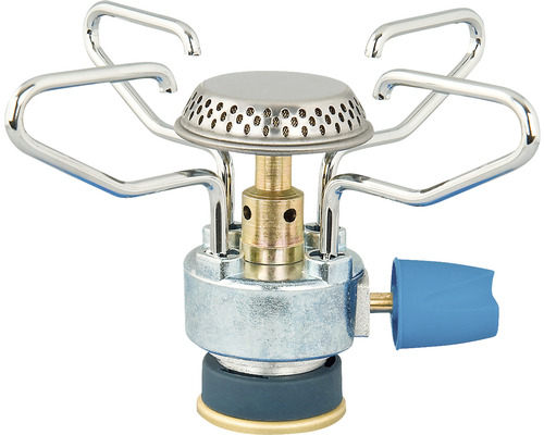 Campingkocher aus Metall mit Topfauflage