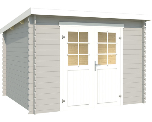 Gartenhaus aus Holz mit Doppeltür und Fenstern