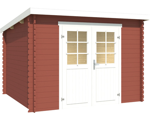 Holzgartenhaus mit Doppeltür und Fenster