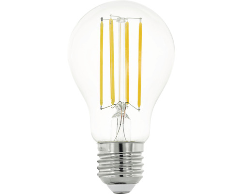 LED Lampe A60 E27 / 12 W ( 100 W ) klar 1521 lm 2700 K warmweiß dimmbar 1 Stk. Klare LED Lampe mit E27 Sockel