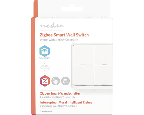 Nedis Zigbee Smart Wall Switch im Karton