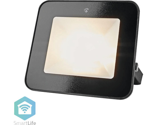 Schwarzer LED-Strahler für den Aussenbereich