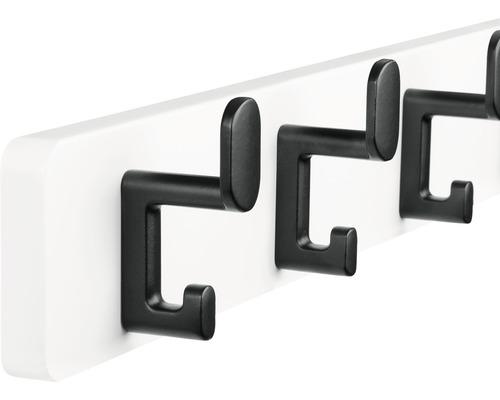 Garderobenleiste mit mehreren Haken zur Wandmontage