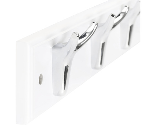 Garderobenleiste mit mehreren Haken zur Wandmontage