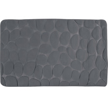 Badteppich Msv Pebbel 50x80 cm dunkelgrau