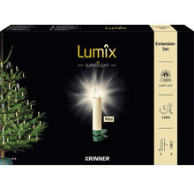 Lumix Superlight Mini Verlängerungsset für Christbaumkerzen mit sechs Kerzen und einer Betriebsdauer von 150 Stunden
