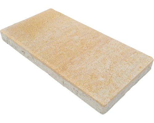 Beton Terrassenplatte iStone Alive sandstein 40 cm x 20 cm x 4 cm Einzelner Pflasterstein aus Stein