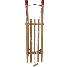 Holzschlitten mit Zugseil