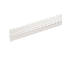 Türdichtung Universal mit Lippe selbstklebend weiß 1 m x 20 mm