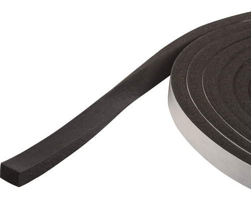 Universal-Schaumdichtband fix-o-moll anthrazit 10 m 10 x 15 mm Dichtungsband aus Schaumstoff auf Rolle