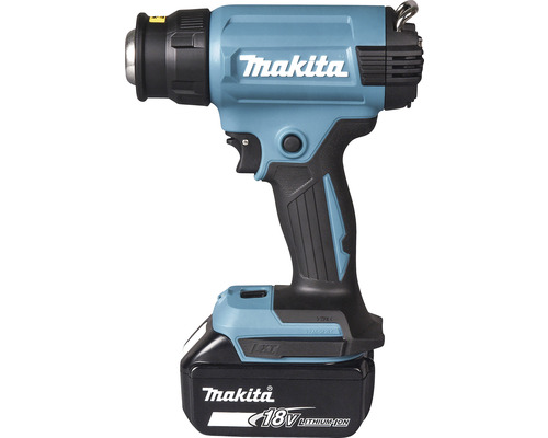 Makita Logo auf einer Akku-Heißluftpistole