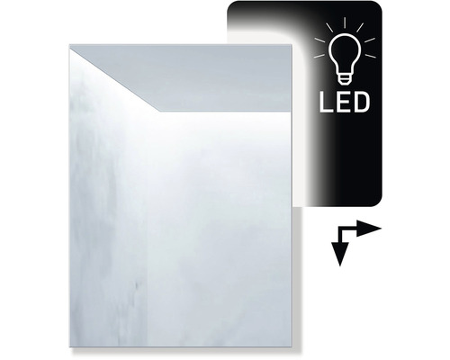 LED-Lichtspiegel Amirro Ambiente 70x50 cm