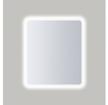 Rechteckiger Spiegel mit LED-Beleuchtung für das Badezimmer