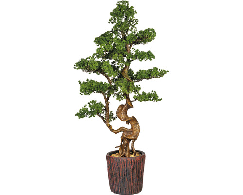 Kunstpflanze Bonsai Lärche Hankengai Höhe: 125 cm grün