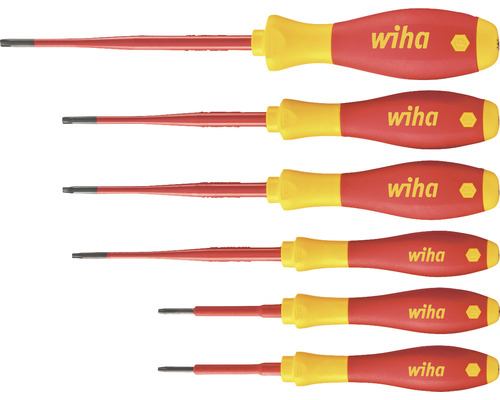 Schraubendreher Wiha Set SoftFinish® electric slimFix TORX® 6-tlg.