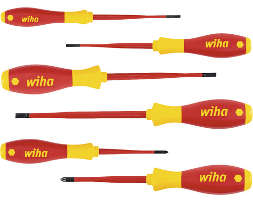 Mehrere Wiha Schraubendreher mit verschiedenen Klingenformen